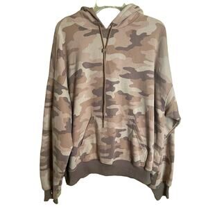 Fabletics Women's Forever Fleece Camo Hoodie‎ Size 4X NWT